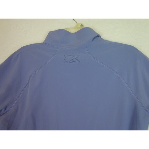 Cutter & Buck Women M Contour Mock Neck 1/4 Zip Polo Shirt Dry Tec 50UPF+ Golf - Picture 8 of 9